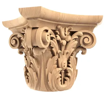 Round column capitals